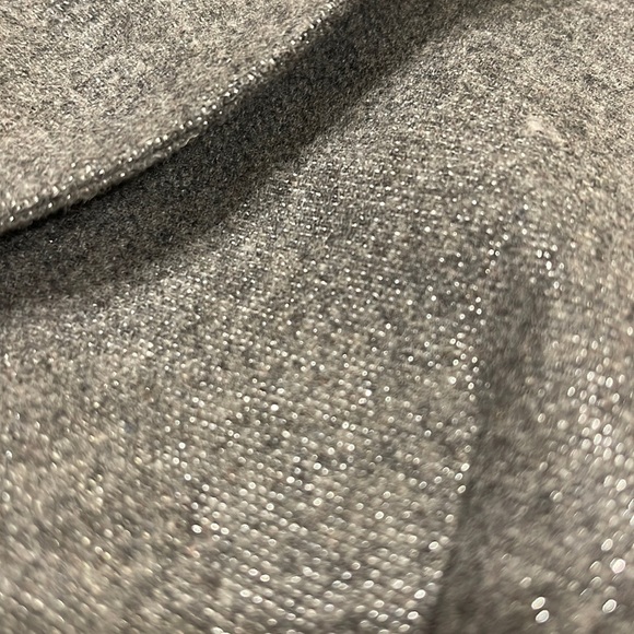 LkNew BITTEN Oversized Gray Metallic Blazer XXL - Picture 6 of 9